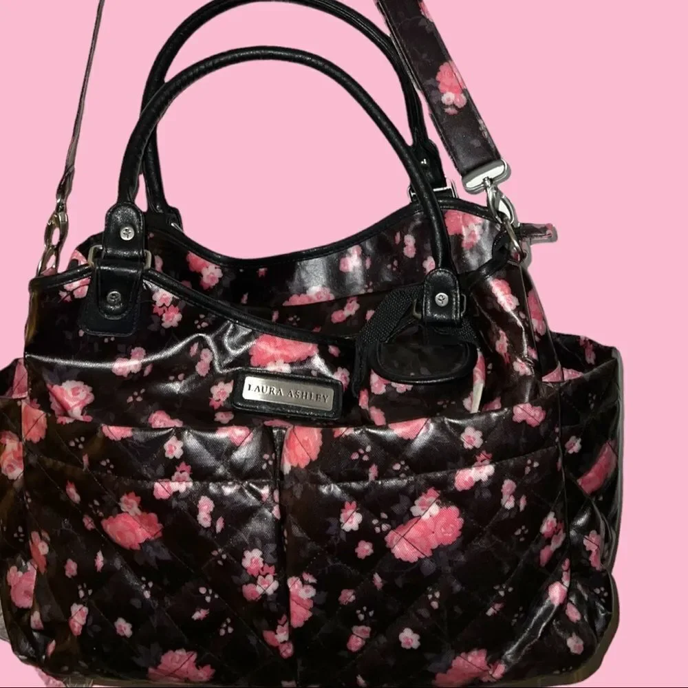 Laura Ashley 5 piece diaper bag set!